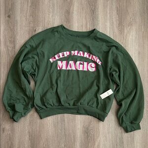 Pilcro Anthropologie Crew Neck Sweatshirt NWT